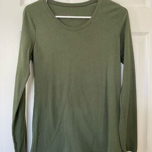 No Boundaries Sage Long Sleeve Tee